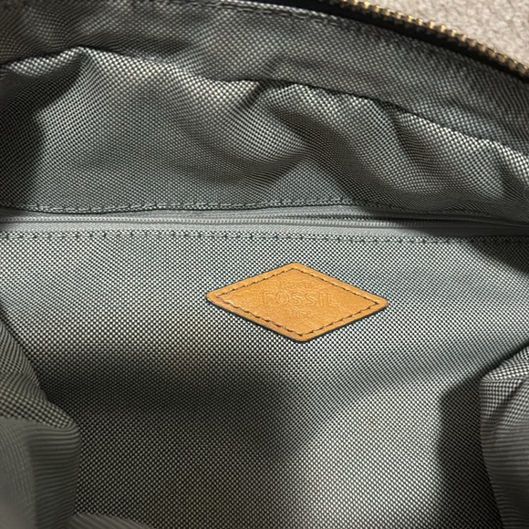 Fossil Hannah Hobo Shoulder Bag Amber Gold - Picture 9 of 11